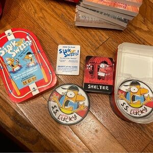 Hallmark Sink Or Swim Game 3-6 Players Ages 6+ Play It Like Spoons